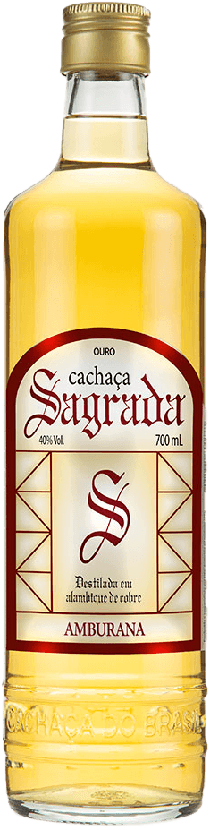 Cachaça Sagrada Ouro Amburana 700ml