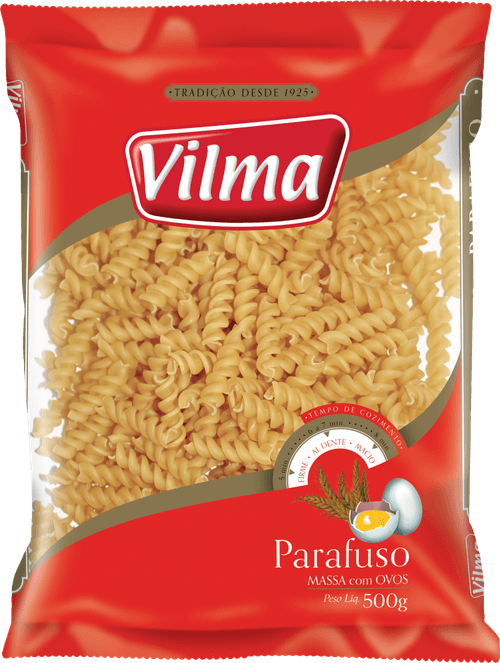 Massa com Ovos Vilma Parafuso 500g