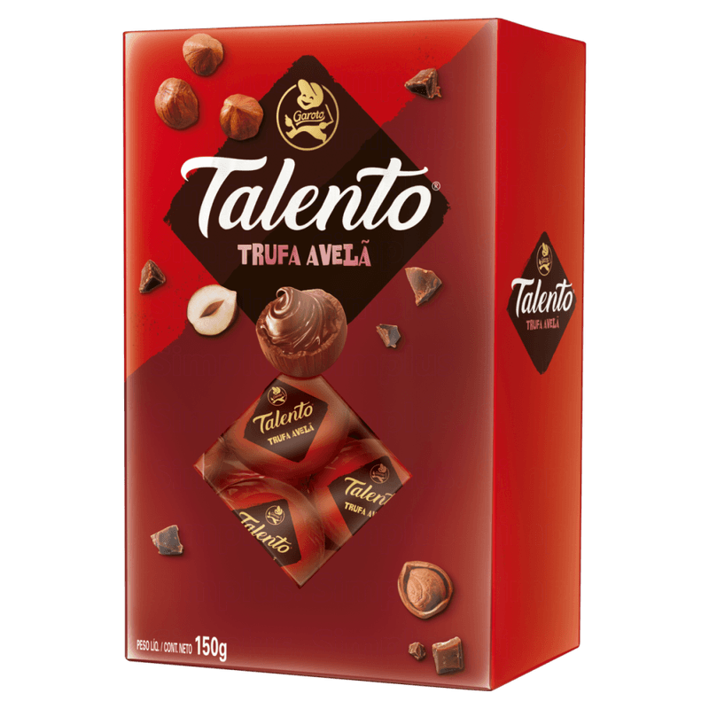 Bombom-Trufa-Avela-Recheio-Creme-de-Avela-Cobertura-Chocolate-ao-Leite-Garoto-Talento-Caixa-150g