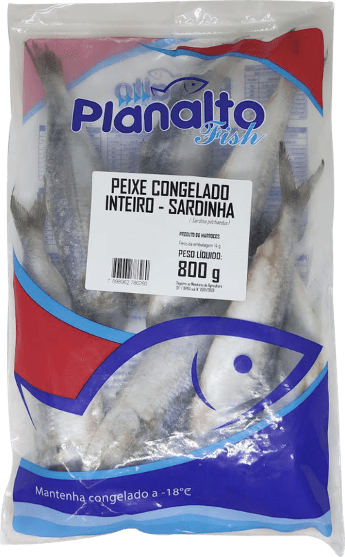 Sardinha Planalto Inteira Congelada 800g