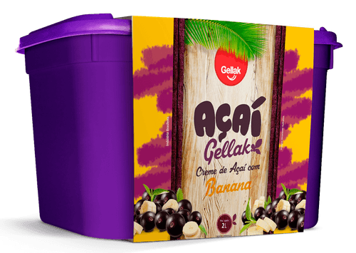 Açaí Gellak 2 Litros - Banana