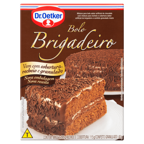 Mistura para Bolo Dr. Oetker Brigadeiro 450g