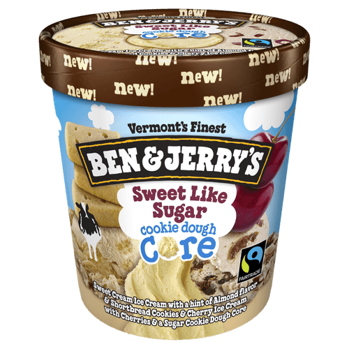 Sorvete Ben&Jerry?s Sweet Like Sugar Cookie Dough Core 458ml