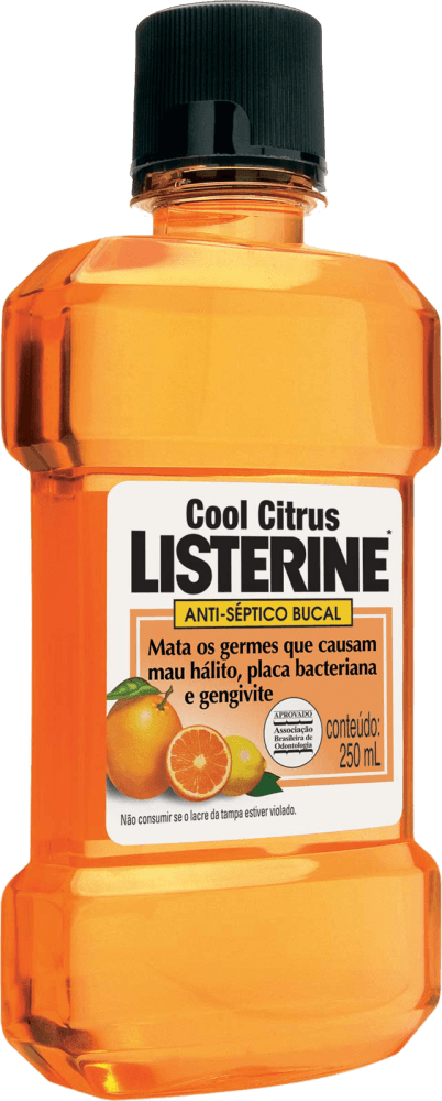 Enxaguante Bucal Antisséptico Listerine Cool Citrus Frasco 250ml