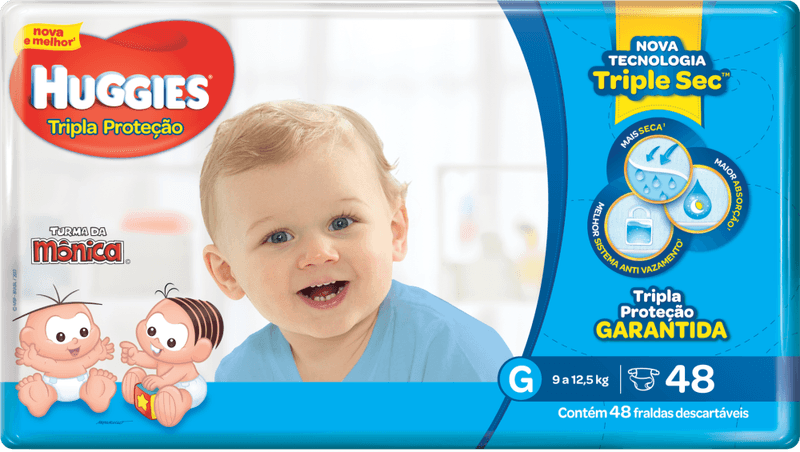 Fralda-Descartavel-Infantil-Huggies-Tripla-Protecao-G-9-a-125kg--Pacote-48-Unidades