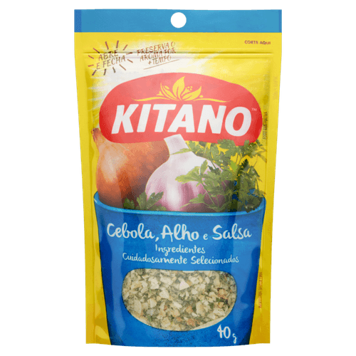 Cebola, Alho e Salsa Kitano Pouch 40g