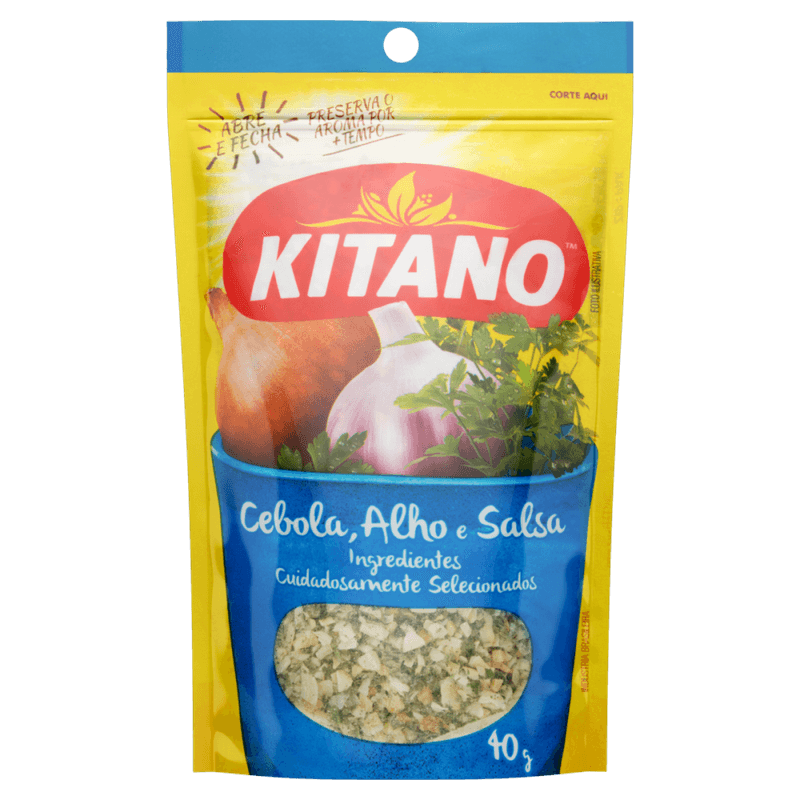 Cebola-Alho-e-Salsa-Kitano-Pouch-40g