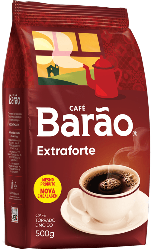 Café Torrado e Moído Extraforte Barão Pacote 500g