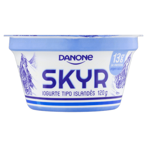 Iogurte Zero Lactose Danone Skyr Natural 120g