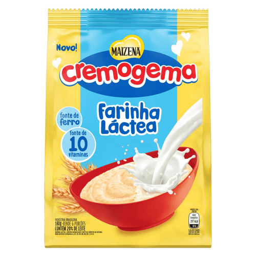 Farinha Láctea Maizena Cremogema Pacote 180g