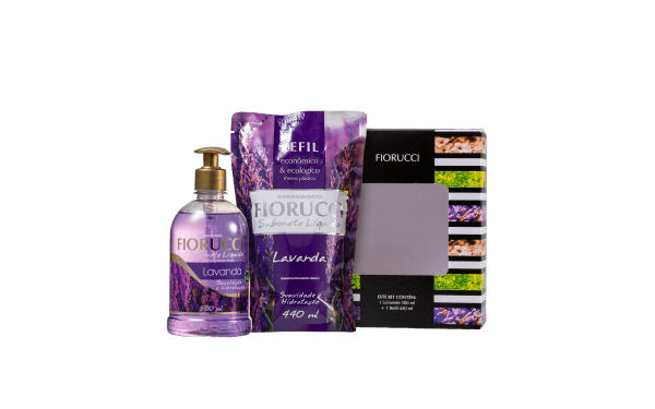 Kit-Fiorucci-Lavanda-Sabonete-Liquido-500ml---Refil-440ml