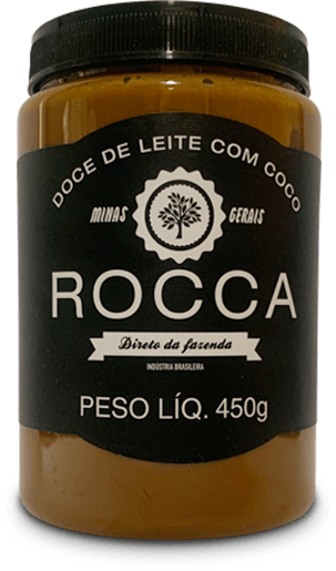 Doce de Leite com Coco Rocca Pote 450g