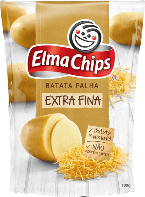 Batata Palha Extrafina Elma Chips Pacote 100g
