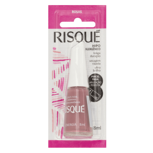 Esmalte Cremoso Energia Risqué Rosas Blister 8ml