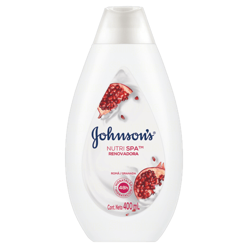 Loção Deo-Hidratante Renovadora Romã Johnson's Nutri Spa Frasco 400ml