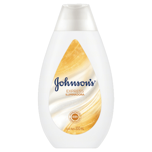 Loção Deo-Hidratante Iluminadora Johnson's Express Frasco 200ml