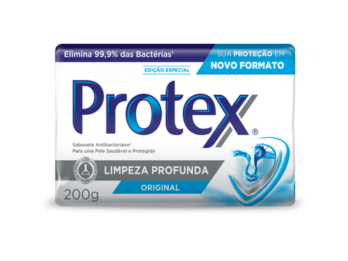 Sabonete Barra Antibacteriano Original Protex Limpeza Profunda Envoltório 200g