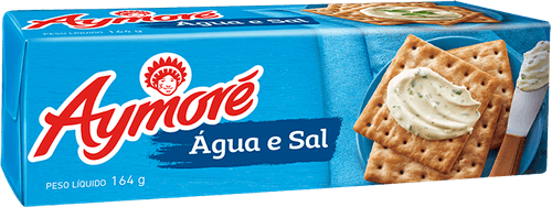 Biscoito Água e Sal Aymoré Pacote 164g