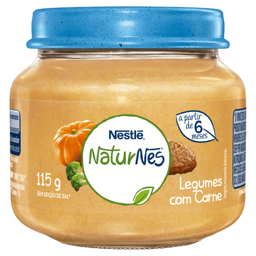 Papinha Nestlé Naturnes Legumes Com Carne 115g