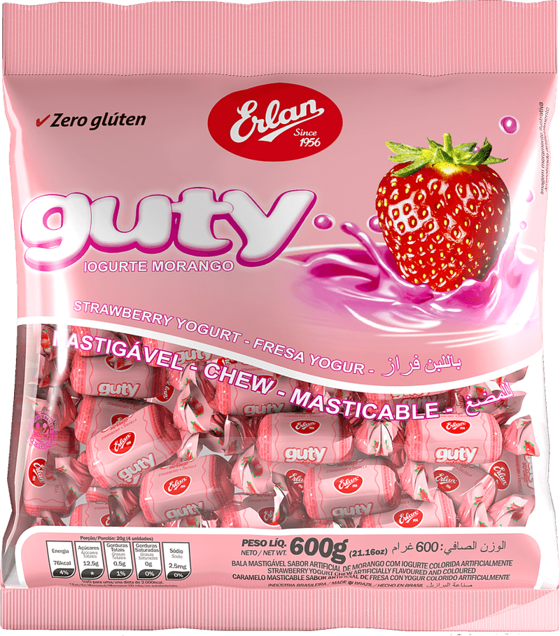 Bala-Mastigavel-Erlan-Guty-Morango-600g