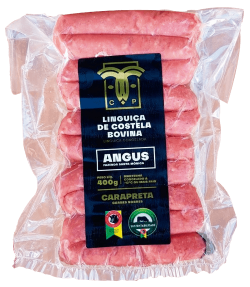 Linguiça Bovina CaraPreta de Costela Angus 400g