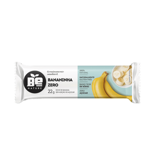 Doce Bananinha Zero Be Nature Sachê 22g