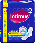 Absorvente-Higienico-com-Abas-Suave-Intimus-Noturno-Pacote-30-Unidades-Leve-Mais-Pague-Menos