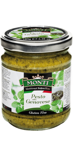 Molho Pesto Italiano Monti Siciliano Vidro 180 g