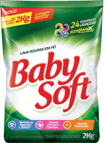 Lava-Roupas-em-Po-Baby-Soft-Pacote-Embalagem-Economica-2Kg