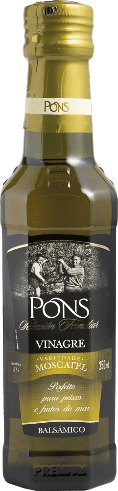 Vinagre Espanhol Pons Moscatel 6% Acidez 250 ml