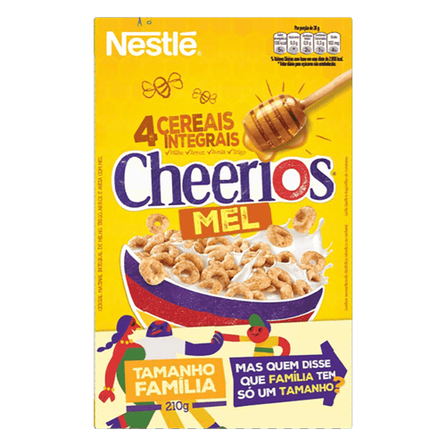 Cereal Matinal Integral Mel Cheerios Caixa 210g