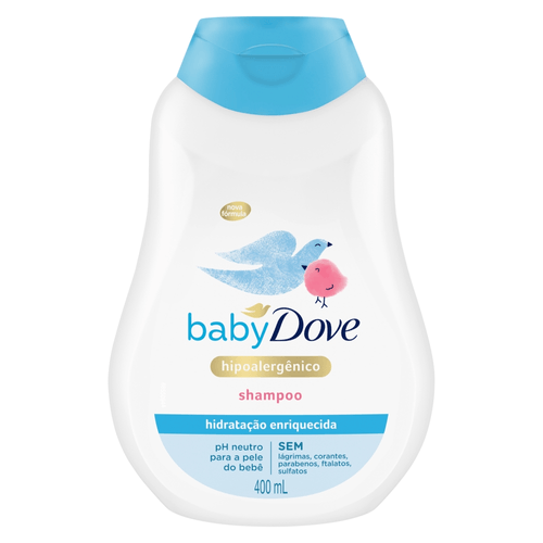 Shampoo Hidratação Enriquecida Dove Baby Frasco 400ml