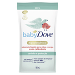 Sabonete-Liquido-com-Calendula-Carinho-e-Protecao-Maos-e-Corpo-Dove-Baby-Sache-180ml-Refil