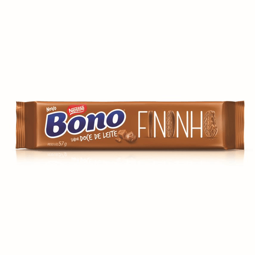 Biscoito Nestlé BONO Recheado Fininho Doce de Leite 57g