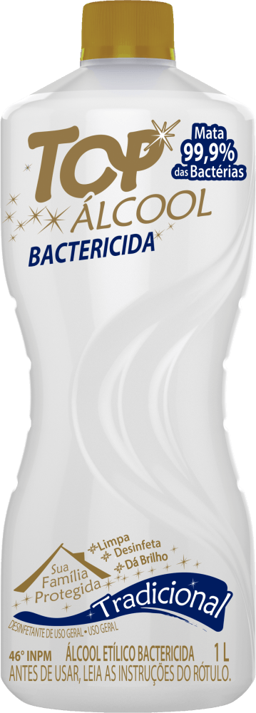 Álcool Bactericida Topform Tradicional 46º 1L