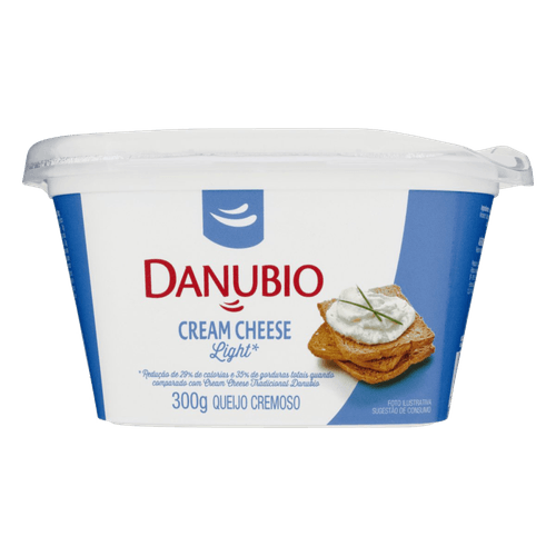 Queijo Cream Cheese Light Danubio Pote 300g