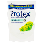 Sabonete-Liquido-Antibacteriano-Erva-Doce-Protex-Sache-200ml-Refil-Embalagem-Economica