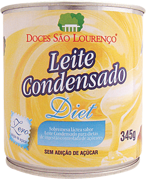 Leite Condensado Diet Doces São Lourenço Lata 335g