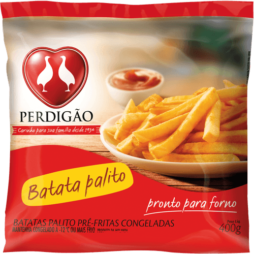 Batata Perdigão Palito Congelada Pacote 400 g