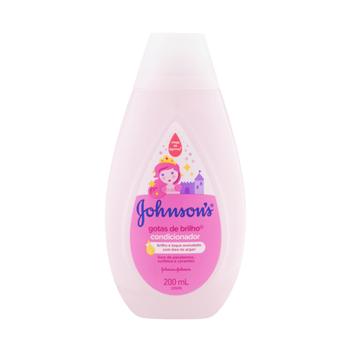 Condicionador Infantil Johnson Baby Gotas de Brilho 200 ml