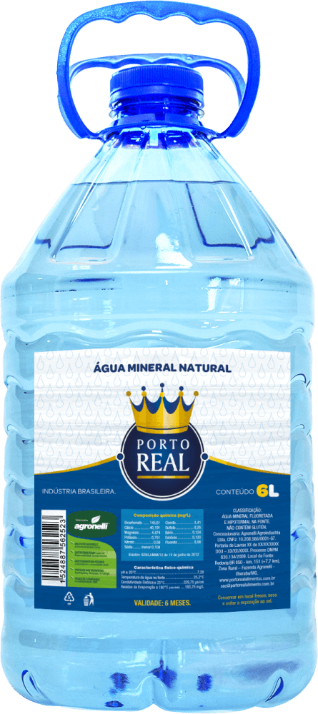 Água Mineral Porto Real Sem Gás 6L