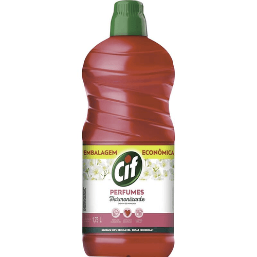 Limpador Perfumado Harmonizante Cif Perfumes Frasco 1,75l Embalagem Econômica