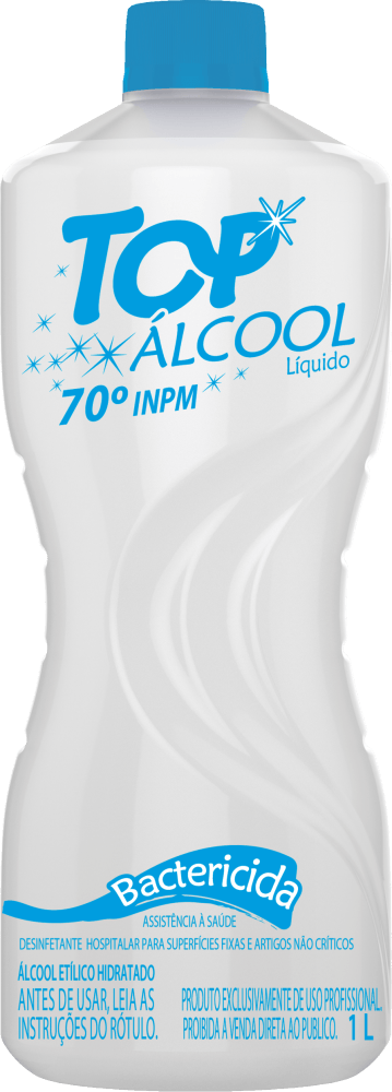 Álcool Top 70° Bactericida 1L