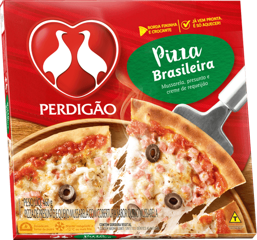 Pizza Brasileira Congelada Perdigao 460G