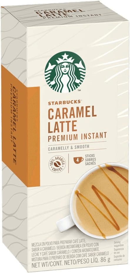 Sachê Starbucks Caramel Latte Solúvel 86g