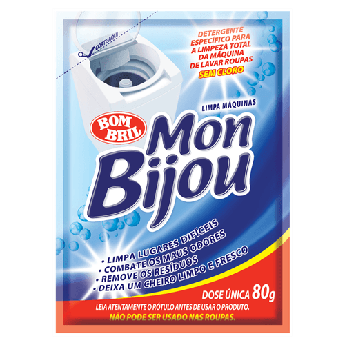 Limpador para Máquina de Roupa Mon Bijou Envelope 80g