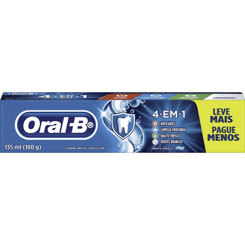 Creme Dental Oral-B Caixa 180g Leve Mais Pague Menos