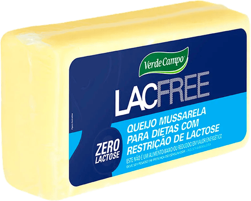 Queijo Mussarela Zero Lactose Para Dietas Com Restrição De Lactose Verde Campo Lacfree 500g