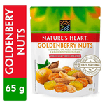 Mix-de-Frutas-e-Sementes-Goldenberry-Desidratado-Nuts-Amendoim-Uva-Passa-e-Amendoa-sem-Adicao-de-Acucar-Nature-s-Heart-Pouch-65g