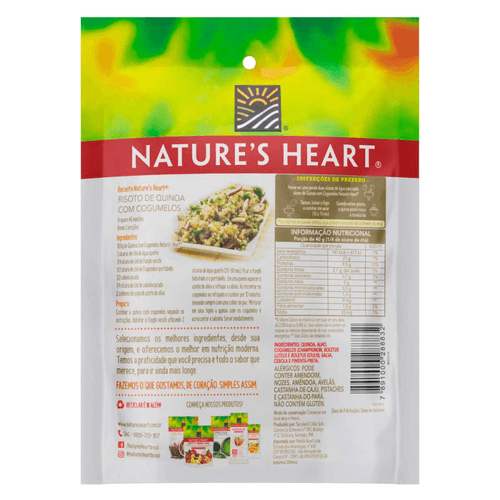 Suplemento Alimentar NATURES HEART Quinoa com Cogumelos 100g